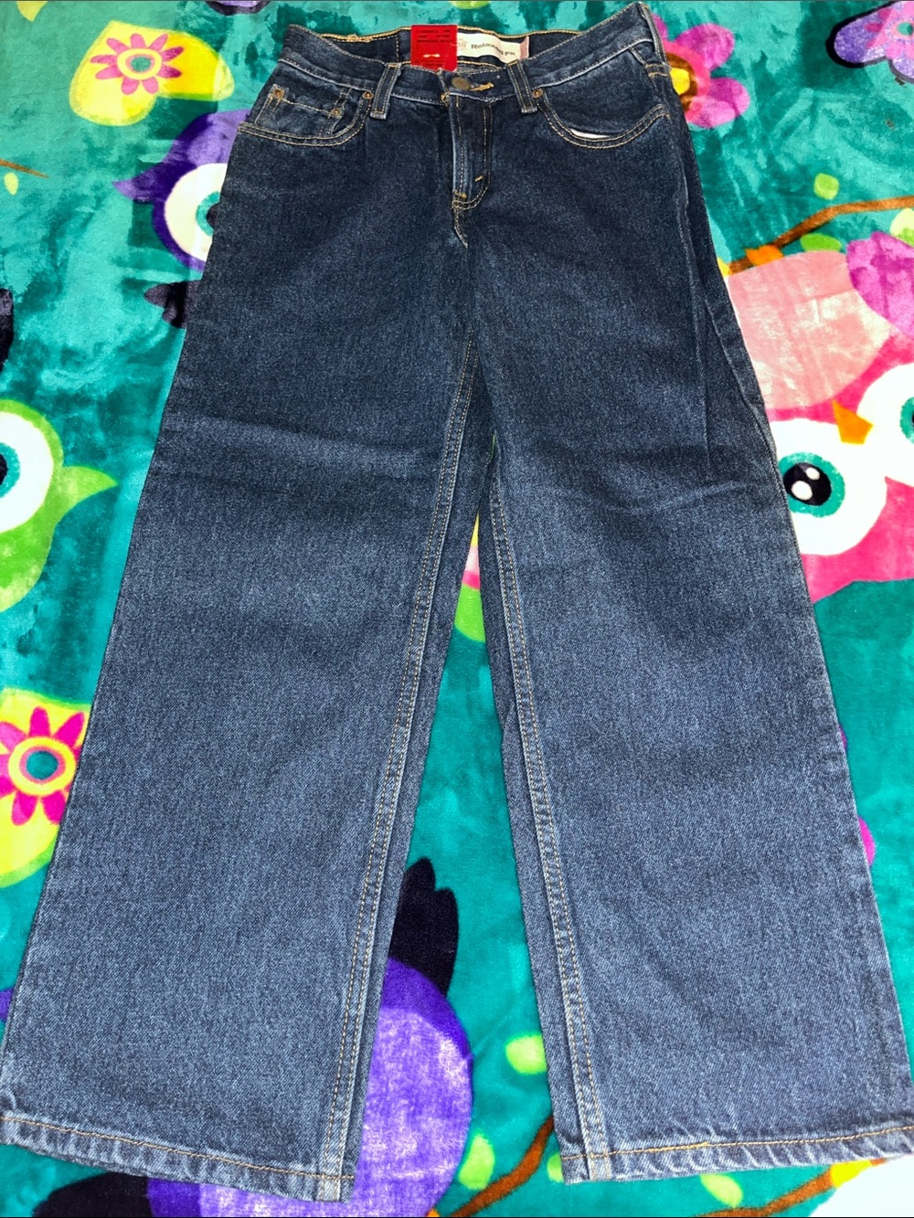 Levi's Kids Dark Blue Straight-Leg Jeans